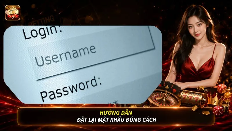 Hướng dẫn đặt lại mật khẩu đúng cách