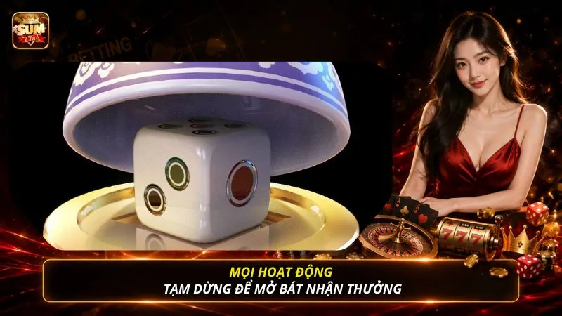 Mọi hoạt động tạm dừng để mở bát nhận thưởng