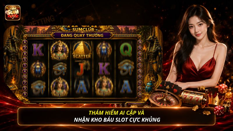 Thám hiểm Ai Cập và nhận kho báu slot cực khủng